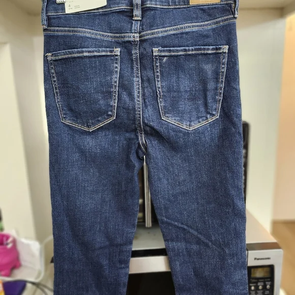 American Eagle Outfitters Dark Blue Skinny Jeans - Picture 3 of 5